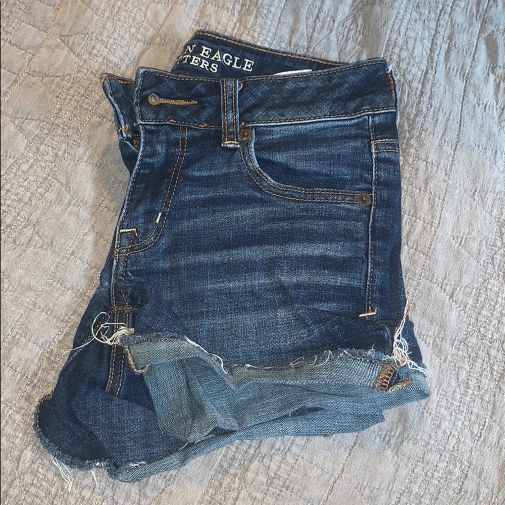 AEO jean shorts.
